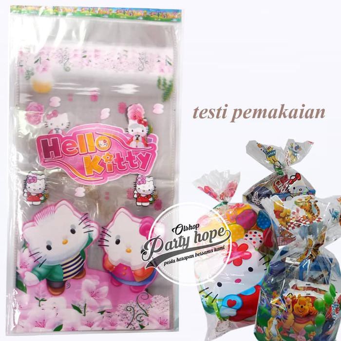 

PROMO - plastik snack hello kitty / souvenir ultah / plastik bingkisan kado