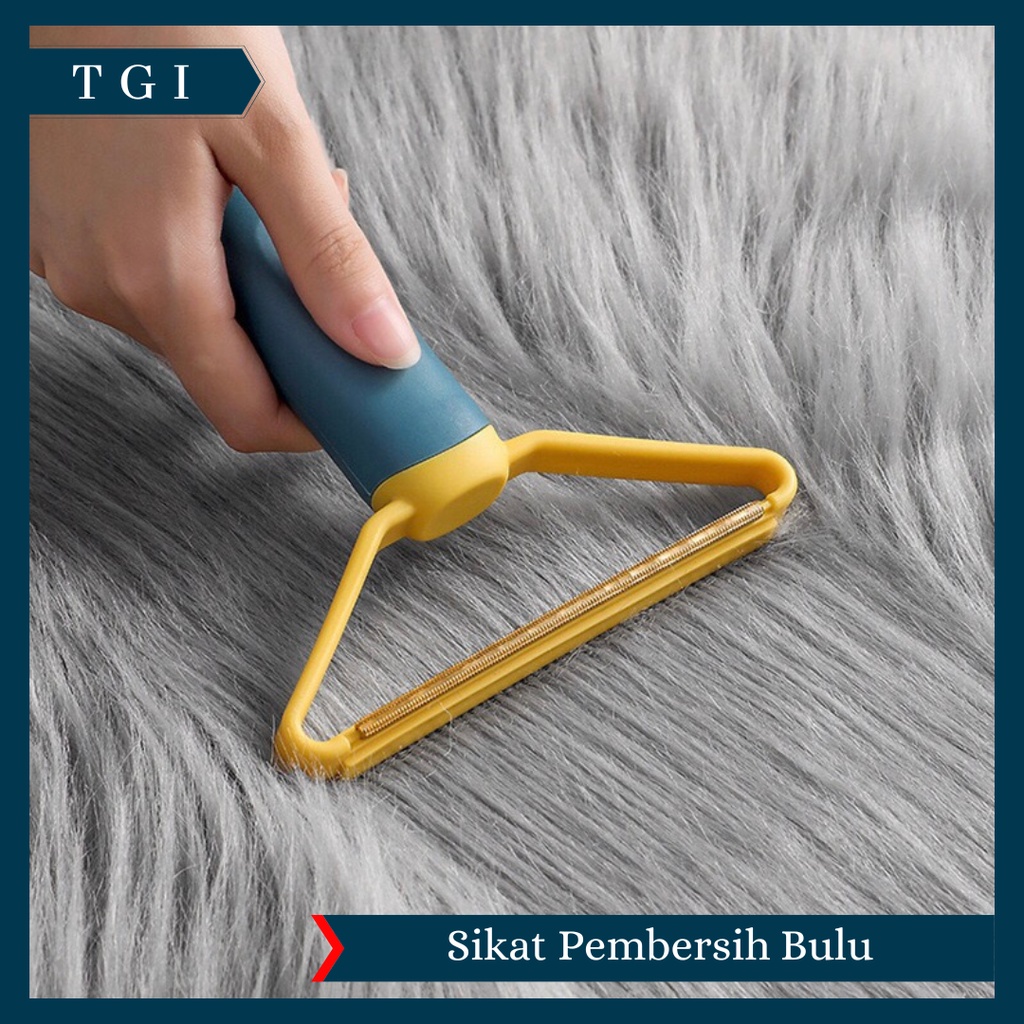 TGI - ALAT PEMBERSIH SERAT BULU KAIN PAKAIAN / SIKAT PENGHILANG BULU HEWAN ANIMAL PET HAIR / SIKAT PENGHILANG BULU / SIKAT BULU / CLEANING DUST FUR BRUSH PETS HANDLE BRUSH SOFA BED CLEANER / SIKAT PEMBERSIH DEBU SOFA BULU BAJU