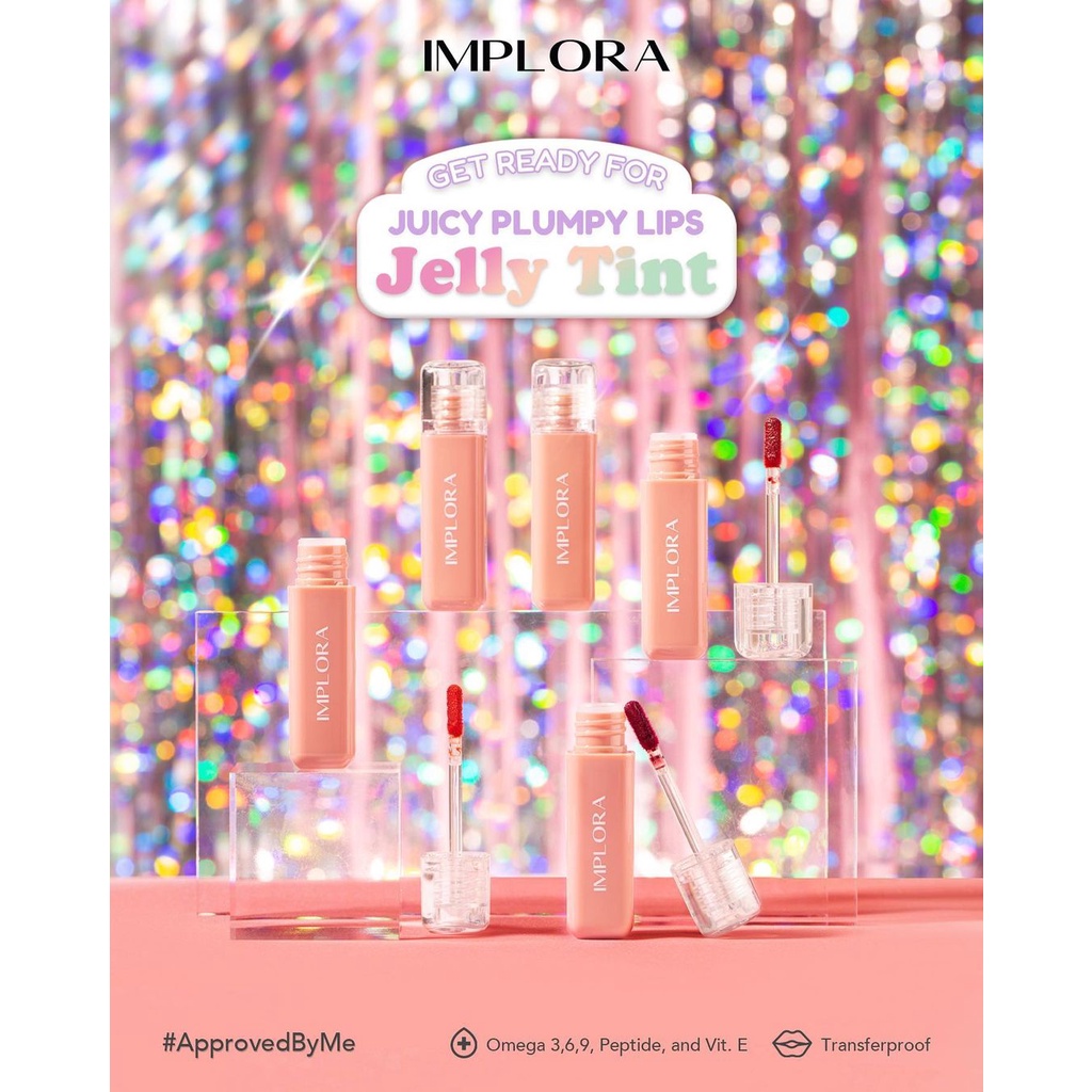 ✨LACIKOSME✨IMPLORA JELLY TINT - LIPTINT JELLY 5ML ORIGINAL BPOM