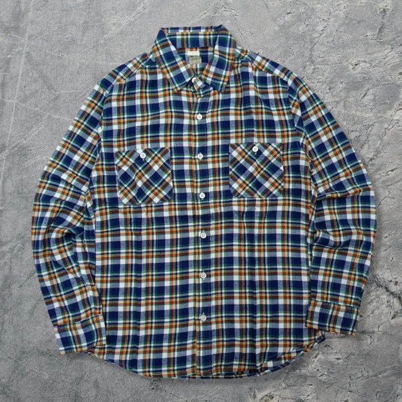 GU KEMEJA PLAID FLANNEL VETERANO