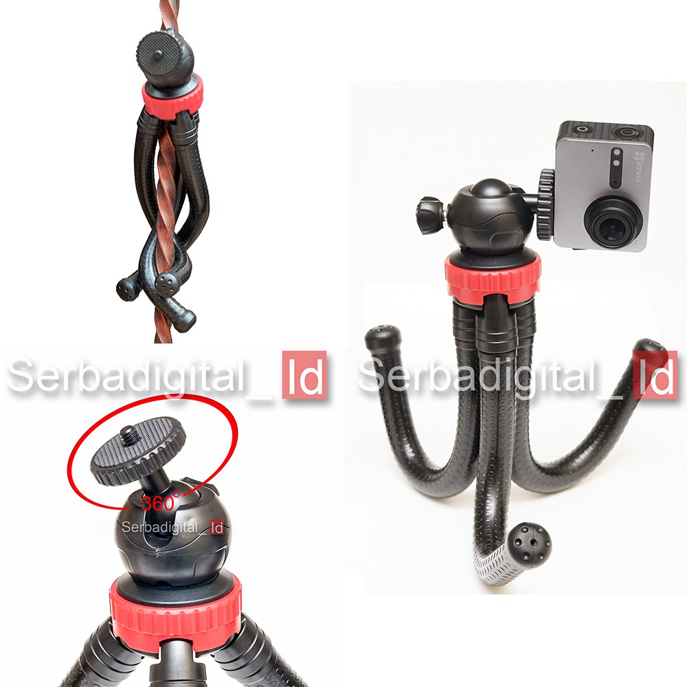 Takara Tripod Mini FP-555 Ballhead Gorillapod Camera DSLR/Smartphone-3