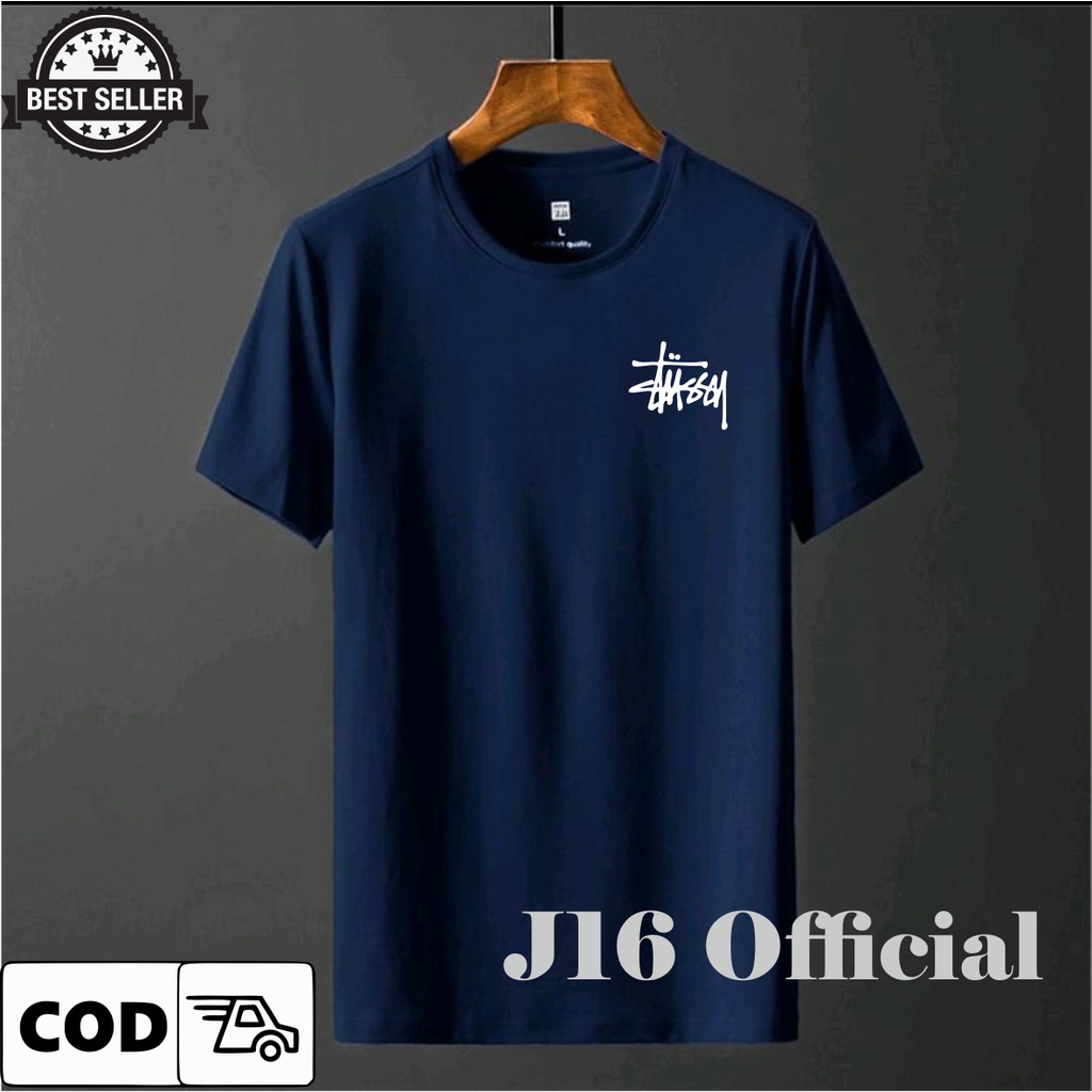 T-shirt Kaos Pendek Distro Pria Bahan Cotton Combed 30s Premium