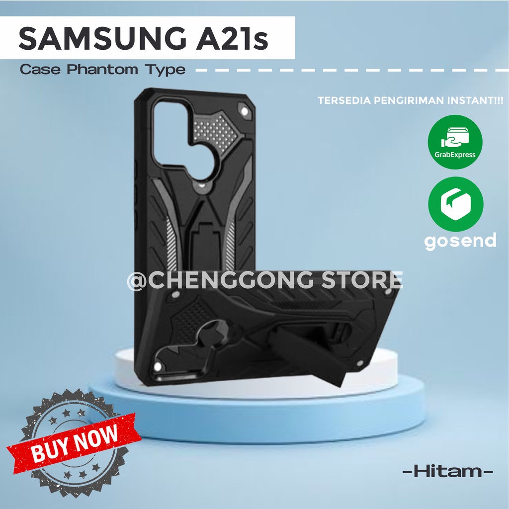 Case Phantom Samsung Galaxy A21s Hard Case Robot Transformer Phantom Casing Hybrid