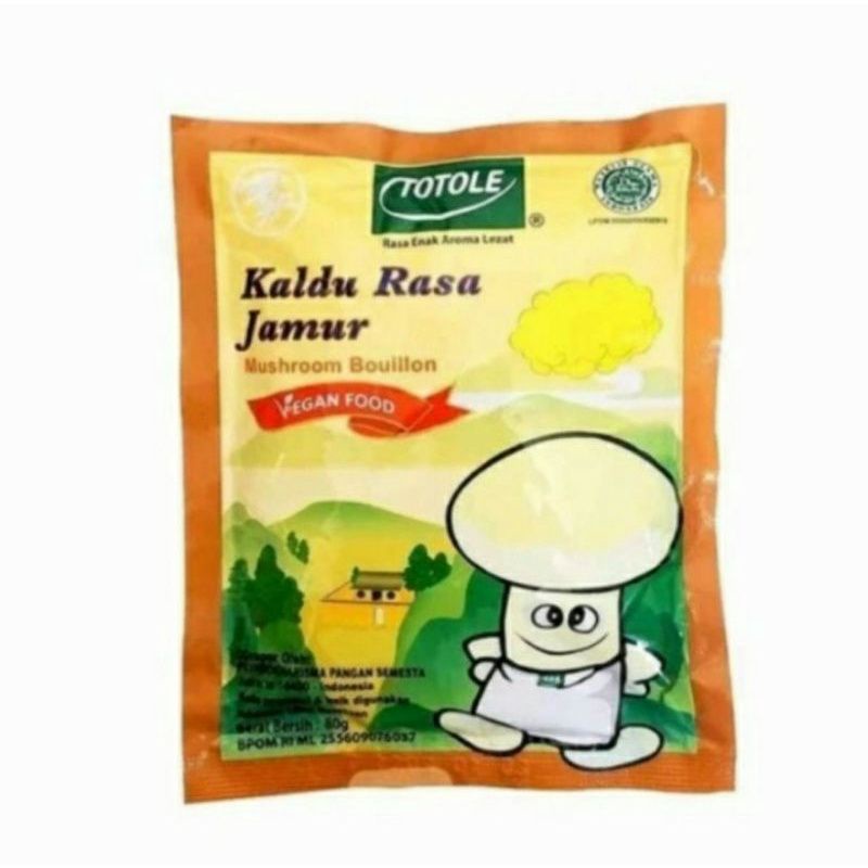 

Totole Kaldu Jamur Penyedap Masakan Sehat 80gr