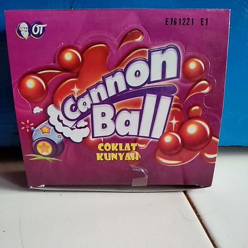 

Permen Coklat kunyah..Cannon Ball 24 × 6,3 gram