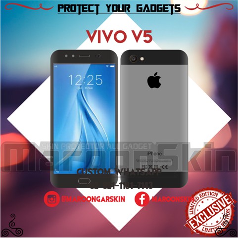 Garskin Vivo v5 - Iphone silver