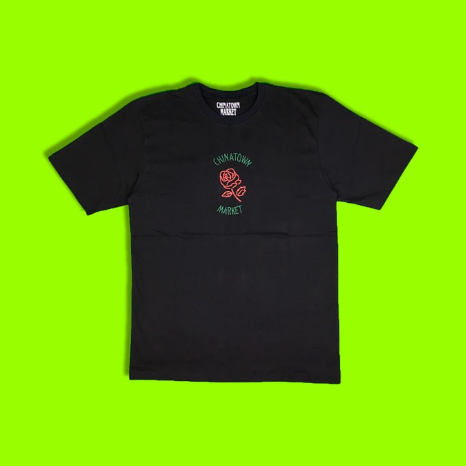 T-SHIRT CHINATOWN MARKET ROSE PERFECT HIGH 1:1 MIRROR QUALITY
