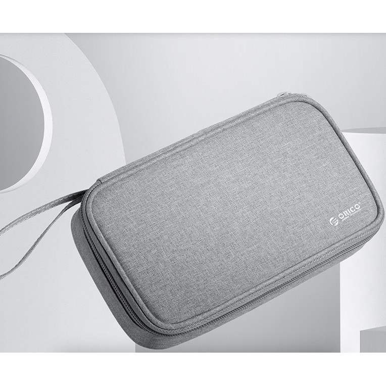 Storage bag Orico soft case for ssd Hdd phone powerbank earphone charger pbs 3w - travel organizer