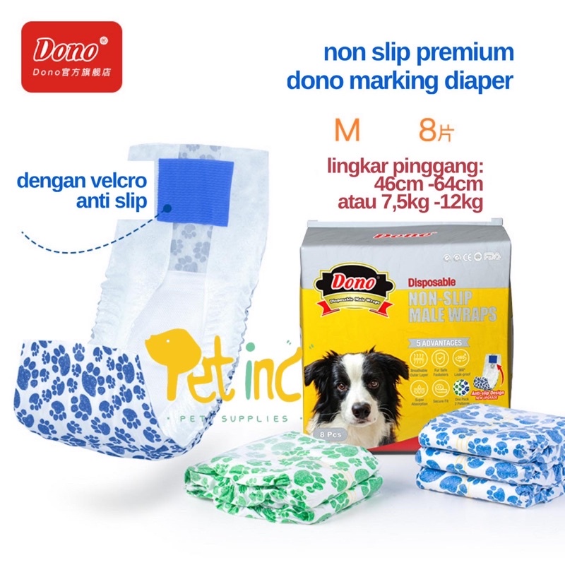 Anti slip premium dono marking pampers