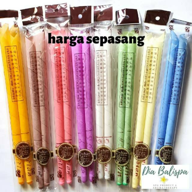 harga sepasang atau 2pcs ear candle terompet
