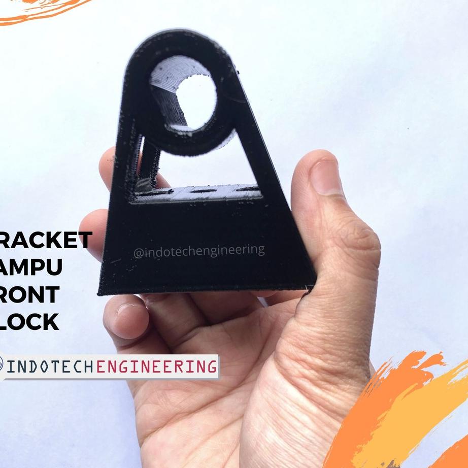 Sangat Nyaman.. Bracket Lampu Depan Sepeda Lipat Front Block