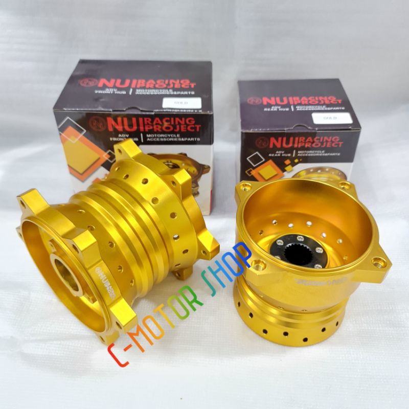 Nui Tromol HONDA ADV 150 Tromol ADV 150 Set Depan Belakang Merk Nui Racing Original