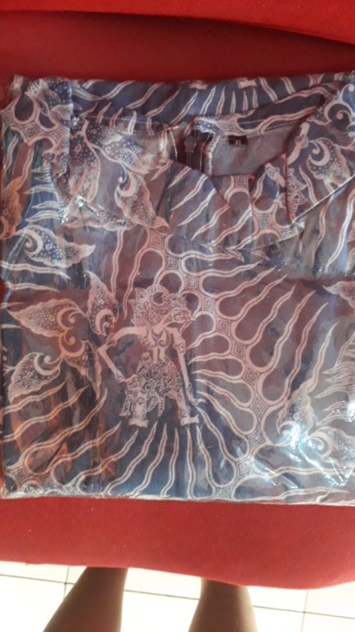 Tunik Batik Wanita M L Xl Xxl Terbaru Tunik Batik Jeans Wanita Fashion Wanita Jumbo - Dn Batik