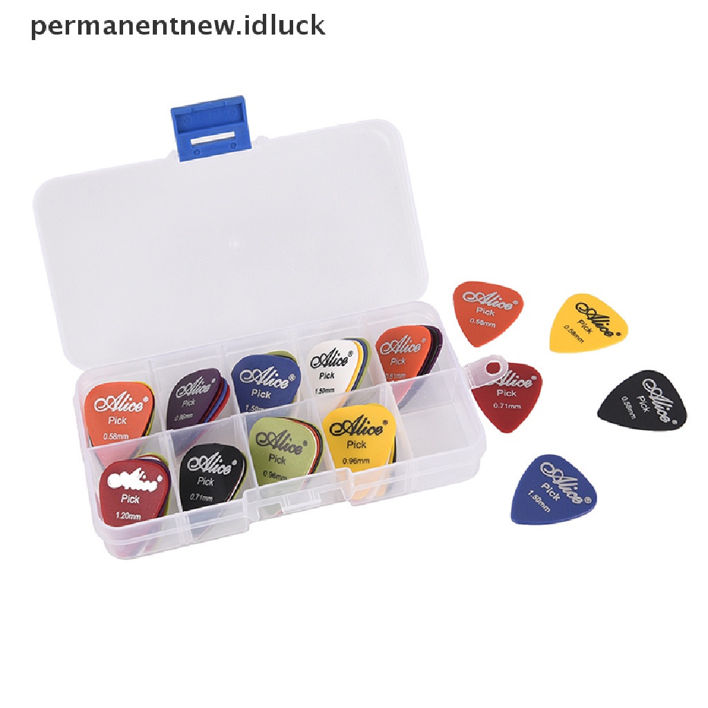 Set 50 Pcs Pick Plectrum Gitar Akustik Elektrik