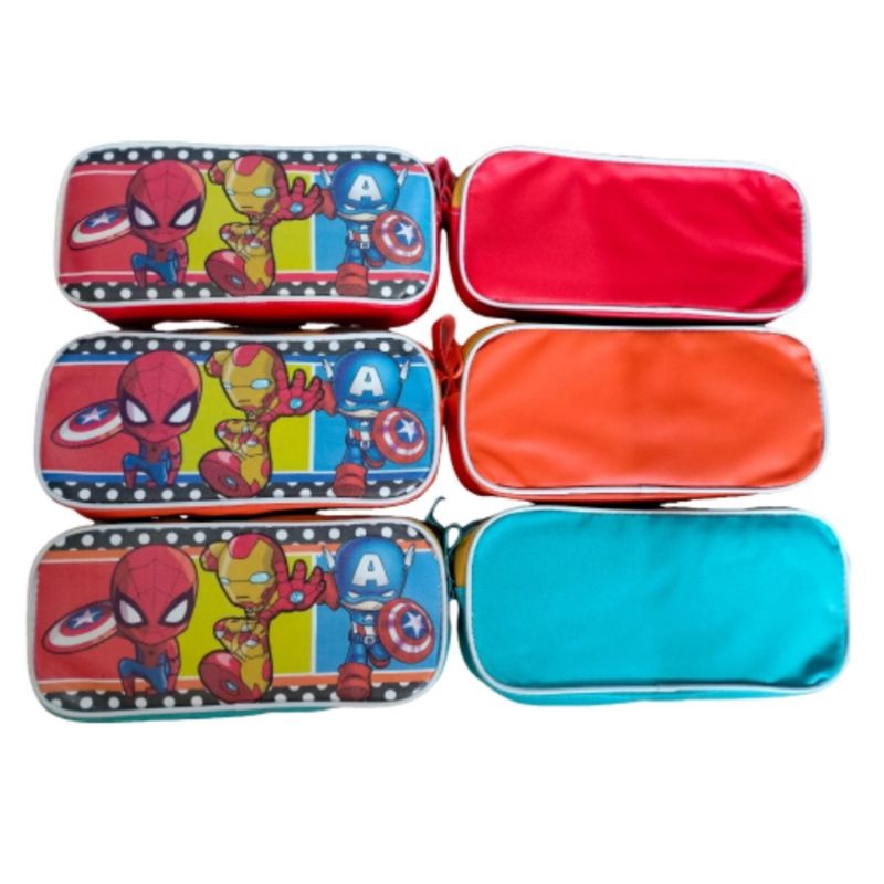 PENCIL CASE / TEMPAT PENSIL DOMPET ( MOTIF COWOK )