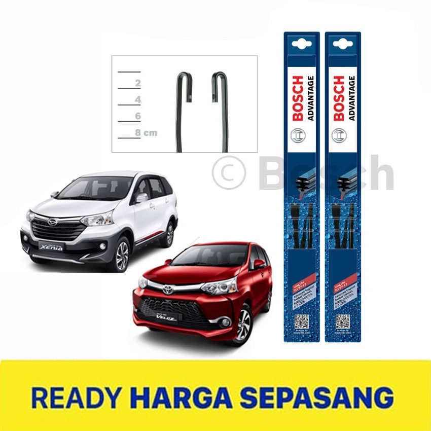 WIPER BLADE MOBIL AVANZA / XENIA 2004 - 2011 BOSCH ADVANTAGE 20&quot; - 16&quot; ORIGINAL