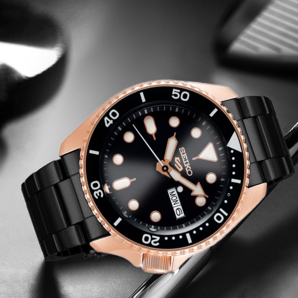 SEIKO Jam Tangan Pria Analog Stainless Steel Strap 40mm