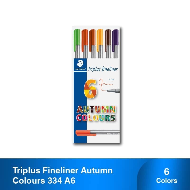 

Asaba Bandung - Staedtler Triplus Fineliner Autumn Colours 334 A6