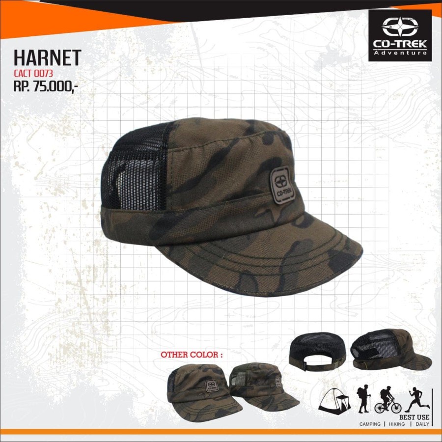 TOPI PRIA WANITA TOPI COMANDO LORENG TOPI CO-TREK HARNET ORIGINAL PRODUCT