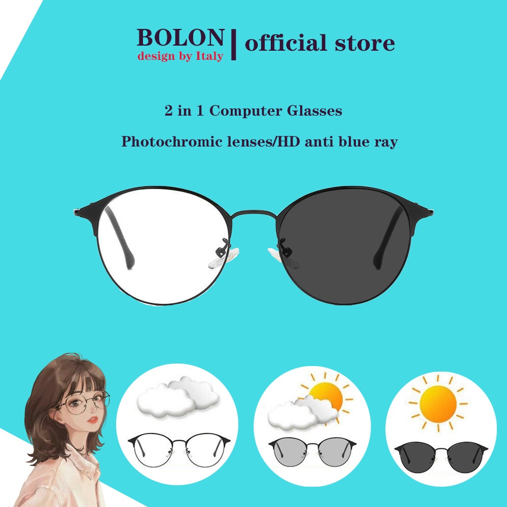 Kacamata 9180 2in1 paket frame+fhotocromic - BOLON Eyeware