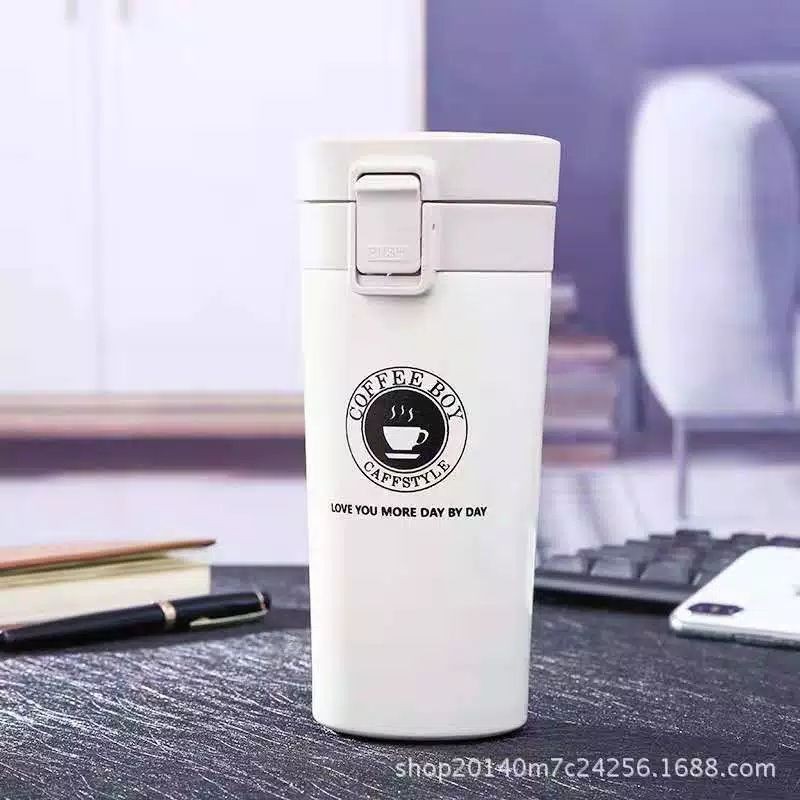 Termos Motif Gelas Kopi/Termos Travel Vacuum Mug Cup Coffe Stainless Steel