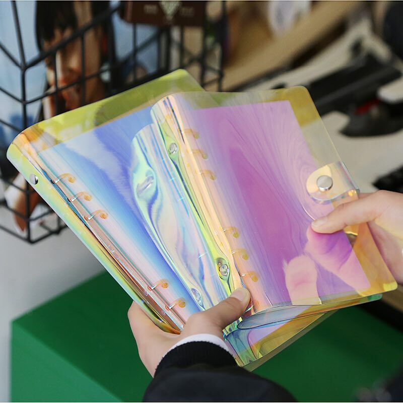 

BINDER 6 Ring TRANSPARAN BINDER COVER HOLOGRAM A5 A6