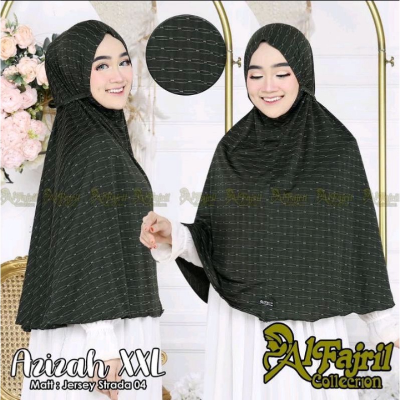 AZIZAH XXL | hijab / jilbab instan jumbo ori by Al Fajril Collection