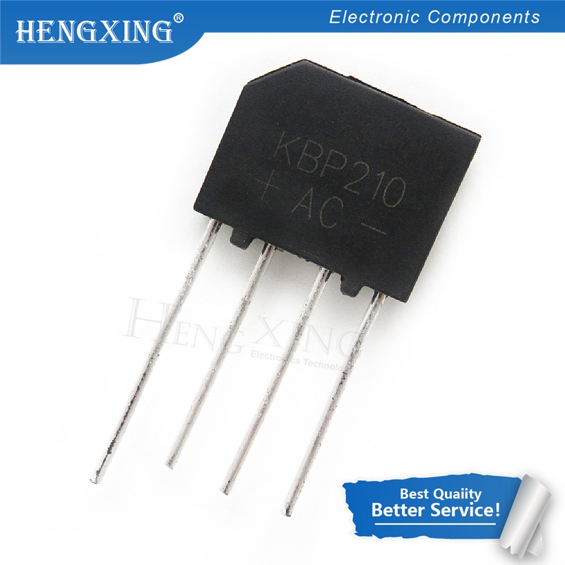 100pcs bridge rectifier 1000V 2A DIP KBP210 KBP210G