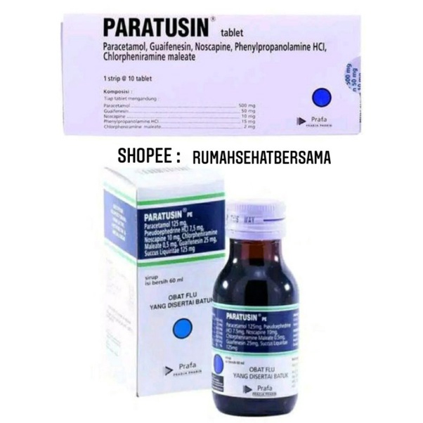 Paratusin Tablet | Paratusin Sirup