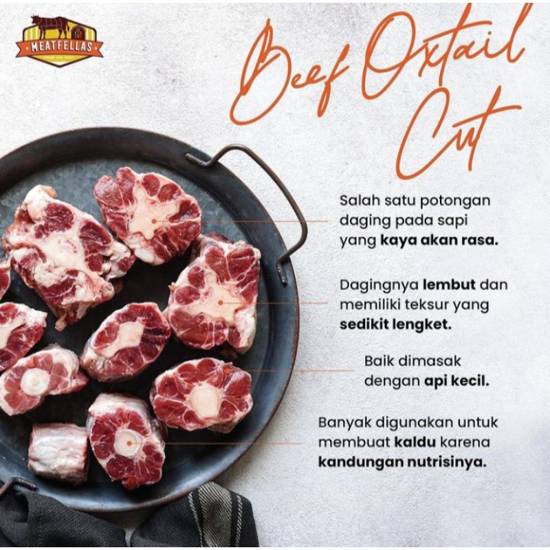 

Buntut Sapi Import AUS Oxtail Center Cut 500 Gr