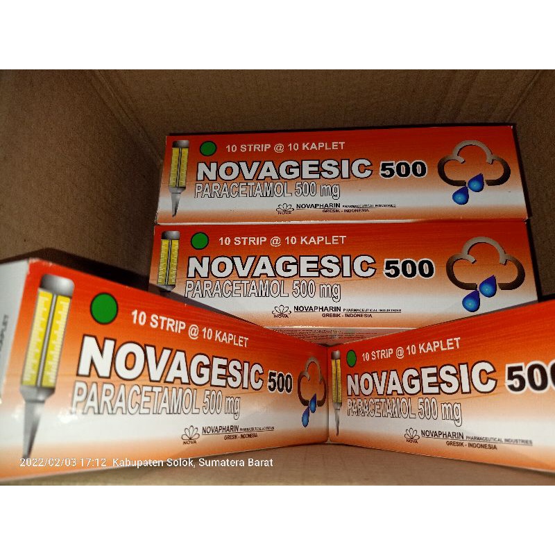 NOVAGESIC 500MG PARACETAMOL KAPLET