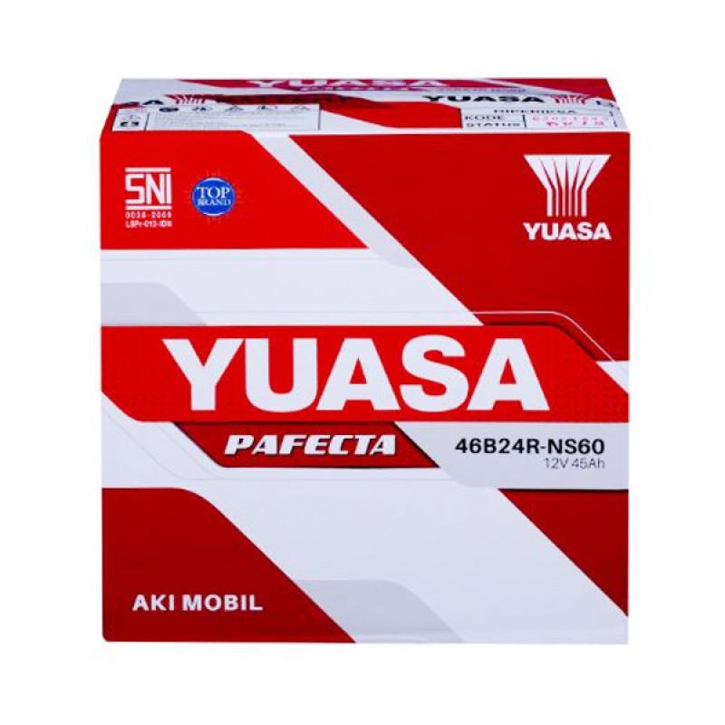AKI ACCU BASAH YUASA MOBIL 46B24R / NS60-PF 45Ah