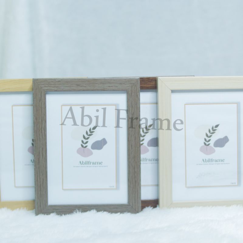bingkai / Frame / Figura foto 10R/8R(20x25) motif kayu