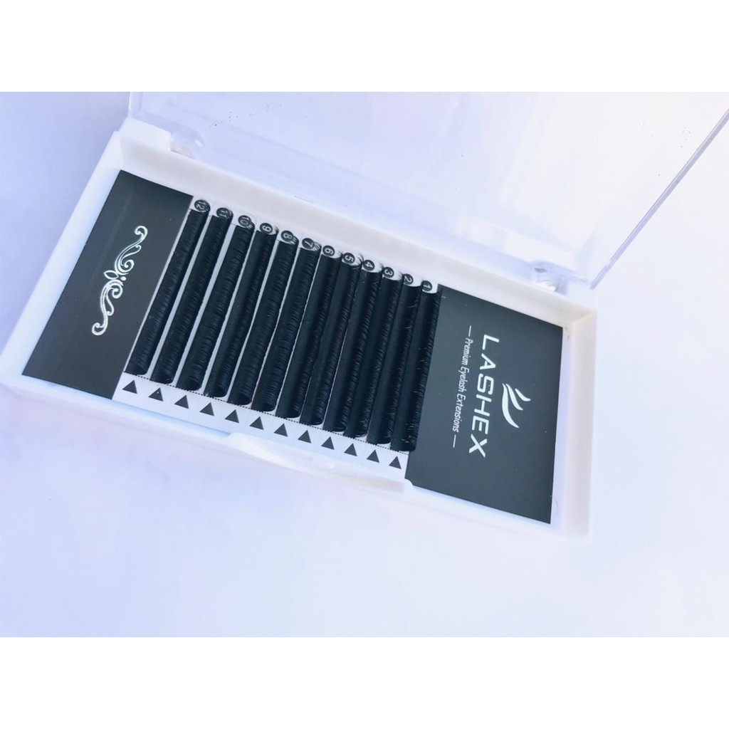 BULUMATA LASHEX BLACK MATTE RUSSIAN VOLUME LASHES MEGA VOLUME EYELASH EXTENSION / LASHEX EYELASH