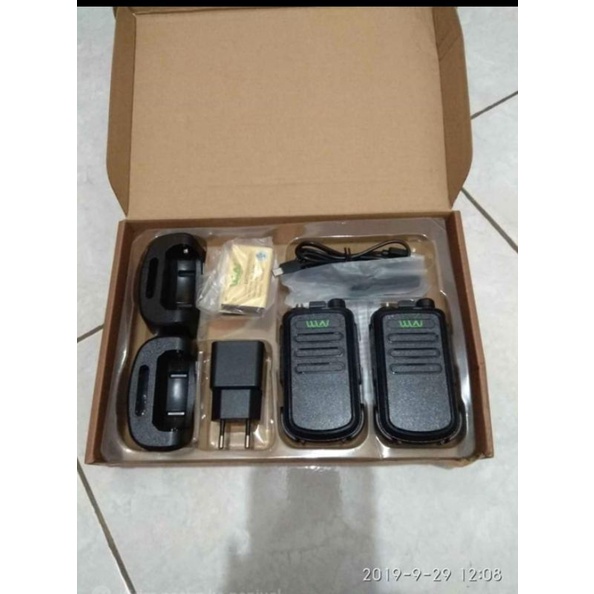 Walkie talkie ht WLN KD - C 100 paket antena panjang 35 cm