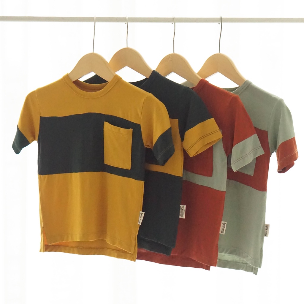 Nice Kids Color-Block T-Shirt - Kaos Anak 1-4 tahun