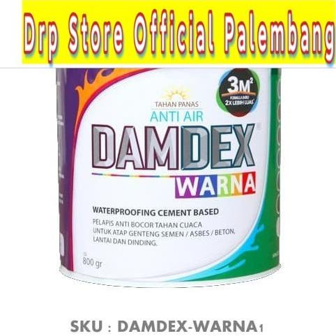 Buruan serbu] Cat DAMDEX WARNA 0.8kg HITAM GREY WATERPROOFING KOLAM IKAN RENANG DLL