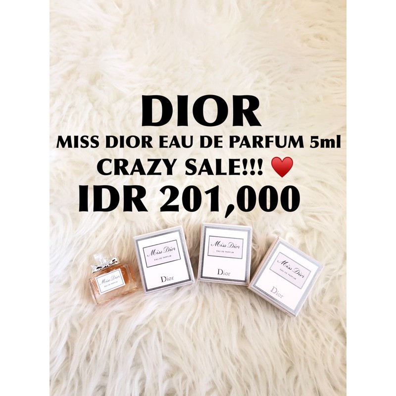 Miss Dior eau de parfum 5ml