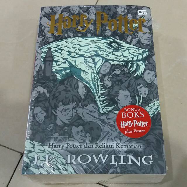 Novel Harry  Potter  dan Relikui Kematian Buku  7 Cover  