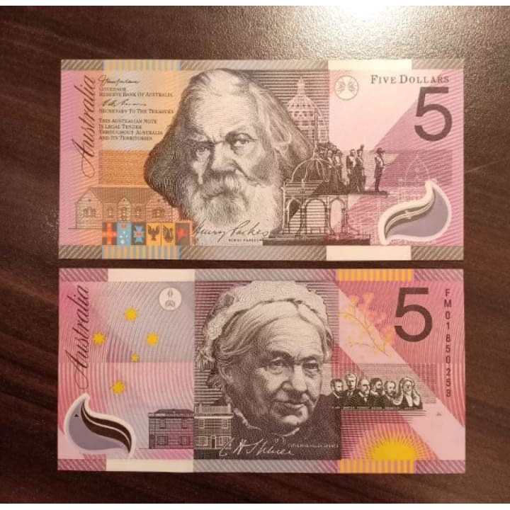 5 DOLLARS AUSTRALIA COMMEMORATIVE POLYMER