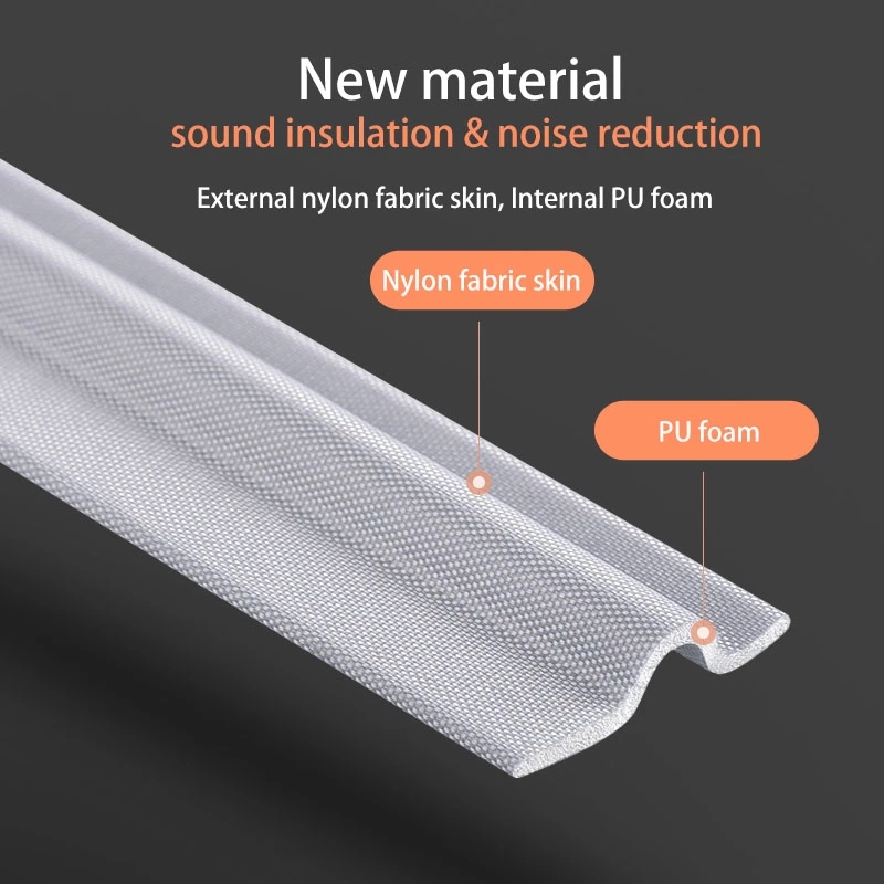 2M Multifunctional Self Adhesive Window Seal Strip/Wearable Sliding Door Gap Filler PU Foam Windproof Soundproof Strips/Dust-proof Insect Sealing Tape