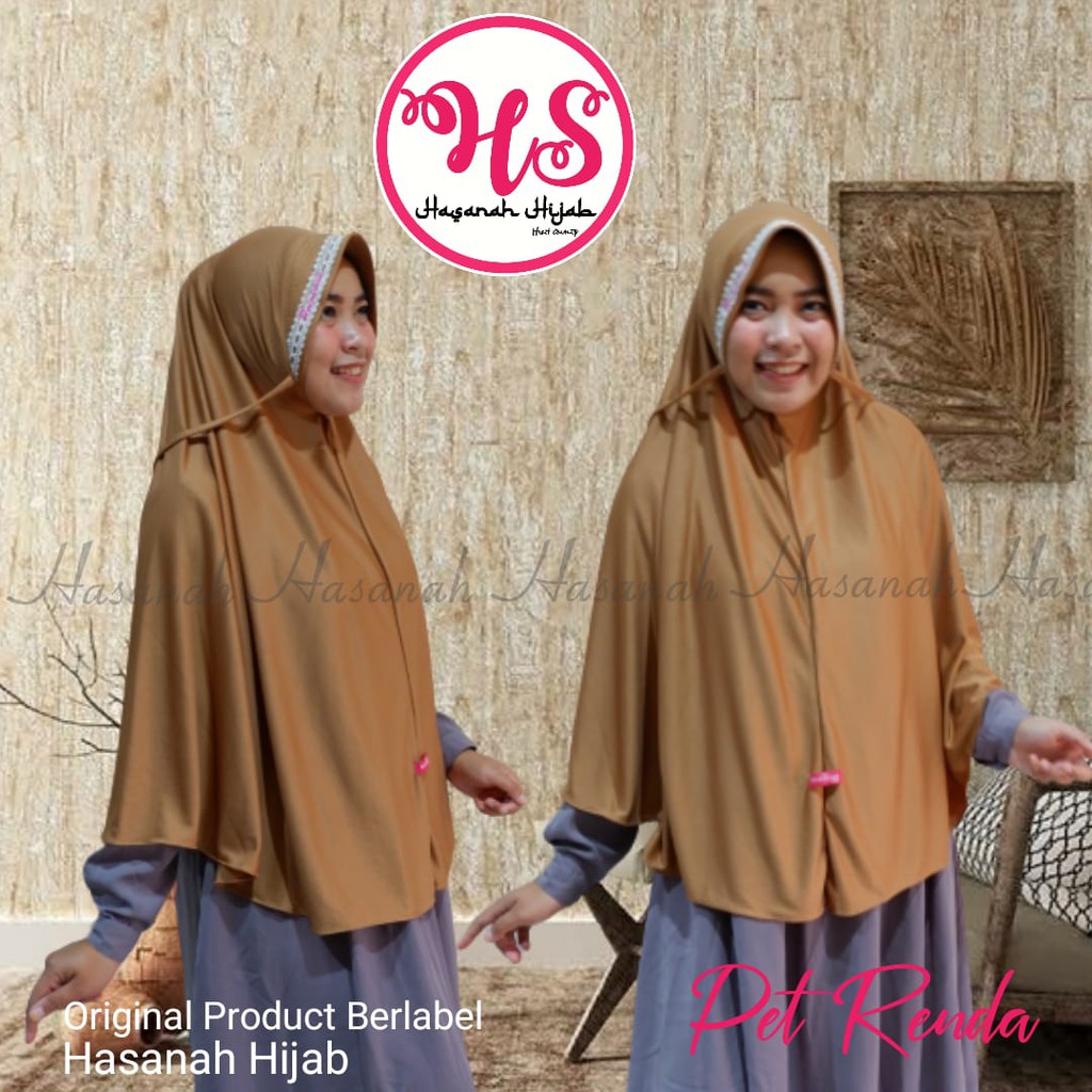 JILBAB JUMBO STELLA LIST BY HASANAH JUMBO