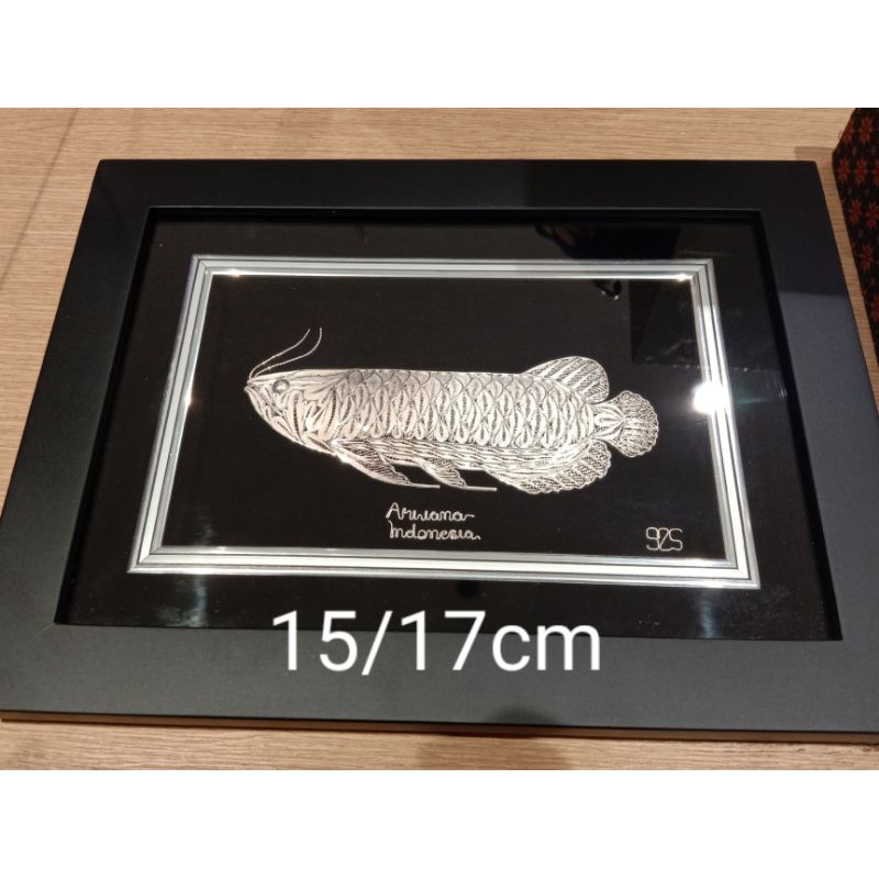 pajangan ikan Arwana silver 925 15cm