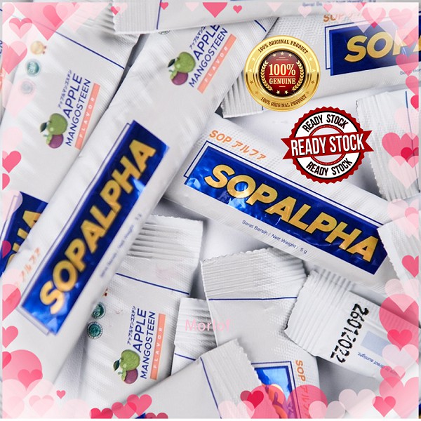SOP ALPHA SOPALPHA BIOBOOST MIRIP SOP100  ORIGINAL SACHETAN / ECERAN READY STOK