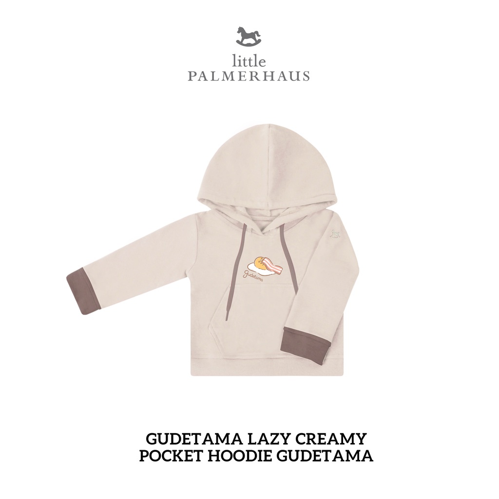 Jaket Hoodie Bayi Anak Little Palmerhaus Pocket Hoodie Gudetama