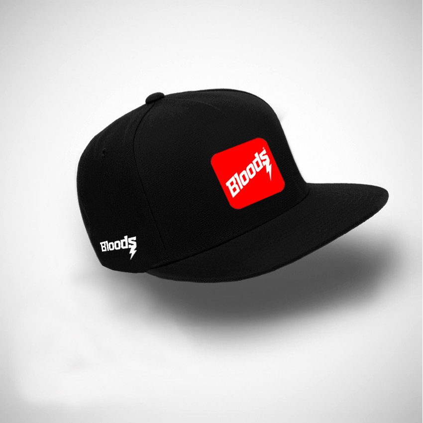 STORE JAYA TOPI Snapback Distro Bloods Logo Premium / storecuan92