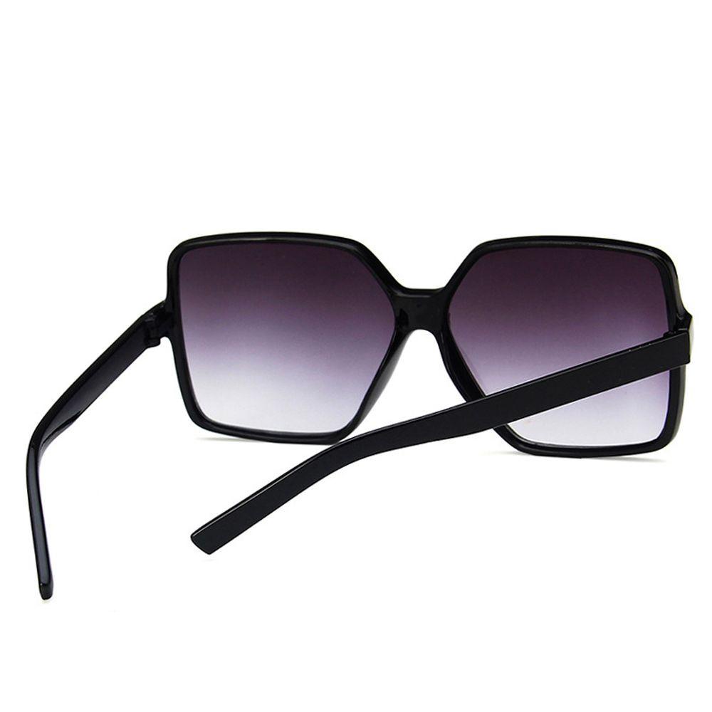 [Elegan] Kacamata Hitam Persegi Fashion Travel Vision Care UV400 Wanita Eyewear