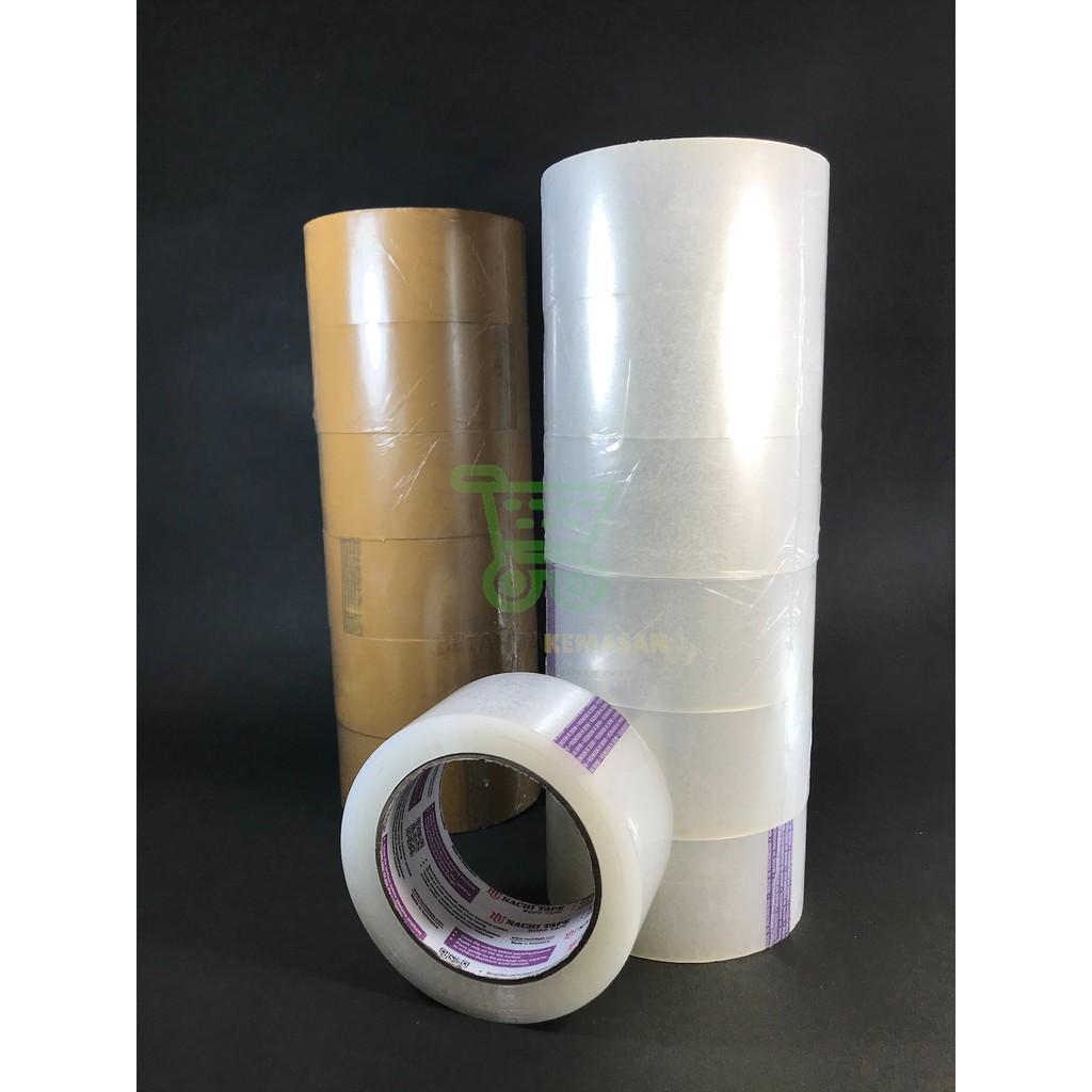 

Lakban/Isolasi Nachi Tape 48mm Bening & Coklat