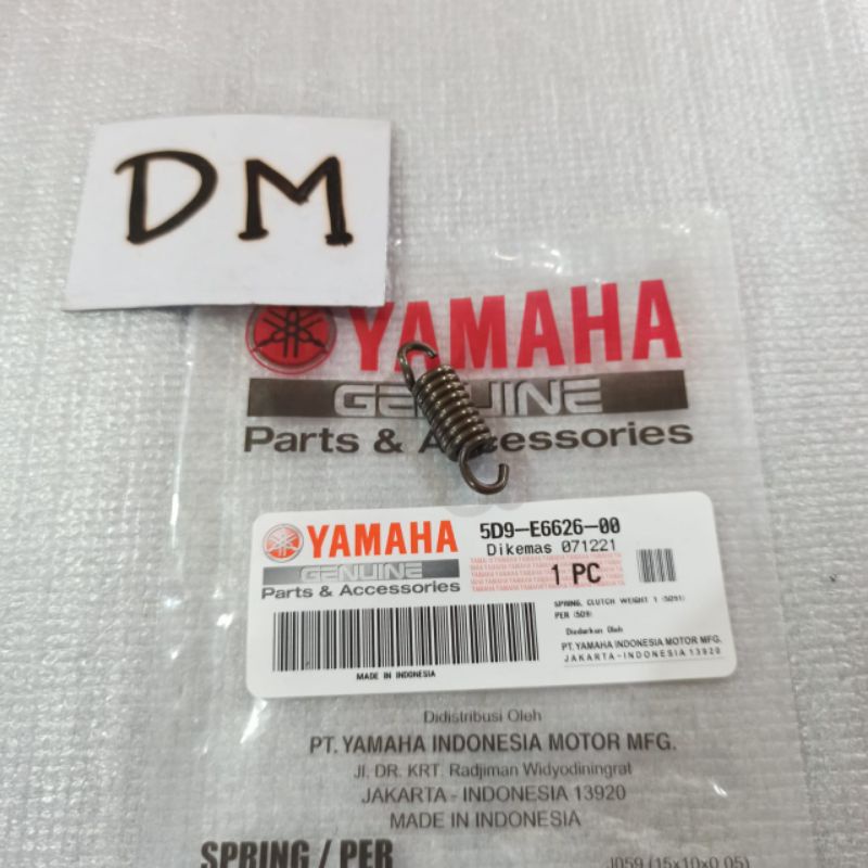 spring clutch weight per kopling kampas ganda Vega ZR RR Jupiter Z robot Z1 5D9-E6626-00 asli origin