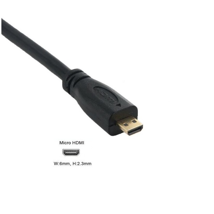 Kabel Micro HDMI to HDMI 5M